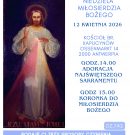 Uroczystość Bożego Miłosierdzia